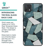 Abstact Tiles Glass Case for Oppo A16K