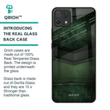 Green Leather Glass Case for Oppo A16K