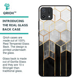 Tricolor Pattern Glass Case for Oppo A16K