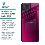 Pink Burst Glass Case for Oppo A16K