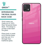 Pink Ribbon Caddy Glass Case for Oppo A16K