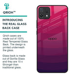 Wavy Pink Pattern Glass Case for Oppo A16K