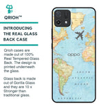 Fly Around The World Glass Case for Oppo A16K