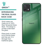 Green Grunge Texture Glass Case for Oppo A16K