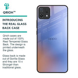 Blue Aura Glass Case for Oppo A16K