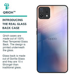 Blue Mauve Gradient Glass Case for Oppo A16K