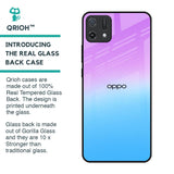Unicorn Pattern Glass Case for Oppo A16K