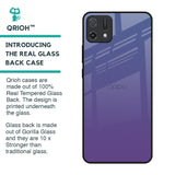 Indigo Pastel Glass Case For Oppo A16K