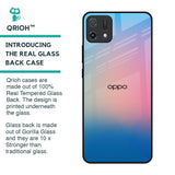 Blue & Pink Ombre Glass case for Oppo A16K