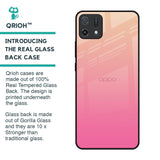 Pastel Pink Gradient Glass Case For Oppo A16K