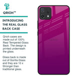 Magenta Gradient Glass Case For Oppo A16K