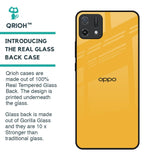 Fluorescent Yellow Glass case for Oppo A16K