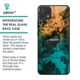 Watercolor Wave Glass Case for Oppo A16K