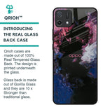 Smudge Brush Glass case for Oppo A16K