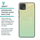 Mint Green Gradient Glass Case for Oppo A16K