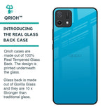 Blue Aqua Glass Case for Oppo A16K