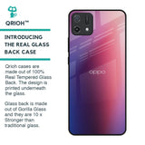 Multi Shaded Gradient Glass Case for Oppo A16K