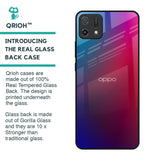 Magical Color Shade Glass Case for Oppo A16K