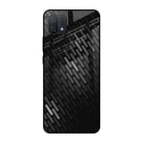 Dark Abstract Pattern Oppo A16K Glass Cases & Covers Online