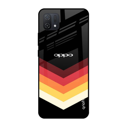 Abstract Arrow Pattern Oppo A16K Glass Cases & Covers Online