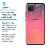 Sunset Orange Glass Case for Oppo A16K