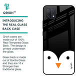 Cute Penguin Glass Case for Oppo A16K