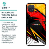 Race Jersey Pattern Glass Case For Oppo A16K