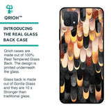 Bronze Abstract Glass Case for Oppo A16K