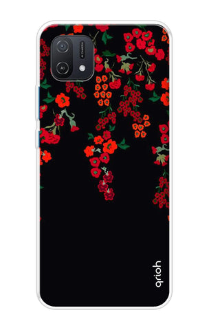 Floral Deco Oppo A16K Back Cover
