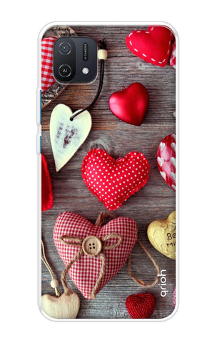 Valentine Hearts Oppo A16K Back Cover
