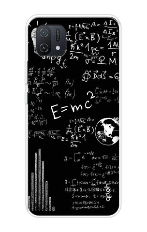 Equation Doodle Oppo A16K Back Cover