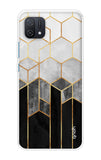 Hexagonal Pattern Oppo A16K Back Cover