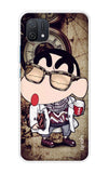 Nerdy Shinchan Oppo A16K Back Cover