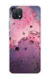 Space Doodles Art Oppo A16K Back Cover