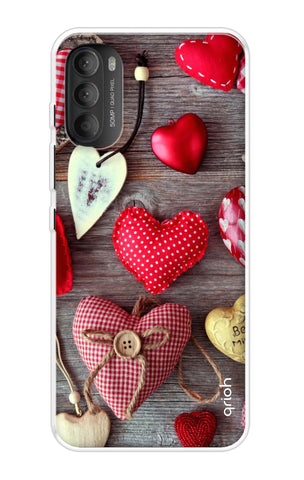 Valentine Hearts Motorola Moto G71 5G Back Cover