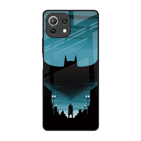 Cyan Bat Mi 11 Lite NE 5G Glass Back Cover Online