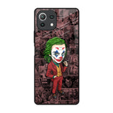 Joker Cartoon Mi 11 Lite NE 5G Glass Back Cover Online