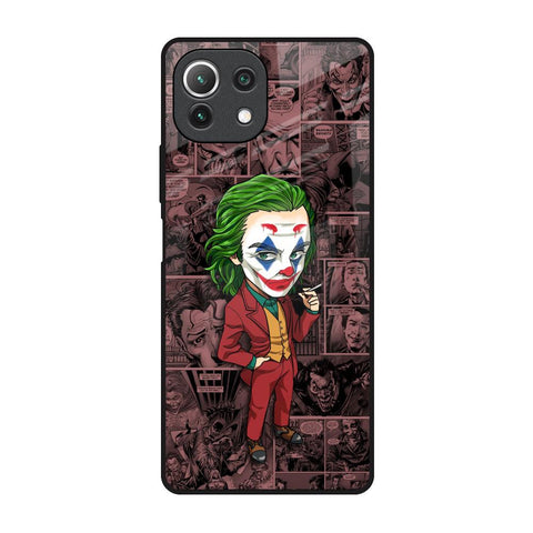 Joker Cartoon Mi 11 Lite NE 5G Glass Back Cover Online