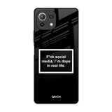 Dope In Life Mi 11 Lite NE 5G Glass Back Cover Online