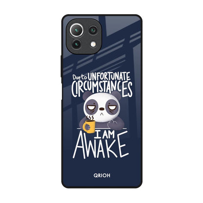 Struggling Panda Mi 11 Lite NE 5G Glass Back Cover Online