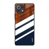 Bold Stripes Mi 11 Lite NE 5G Glass Back Cover Online