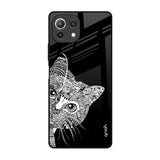 Kitten Mandala Mi 11 Lite NE 5G Glass Back Cover Online