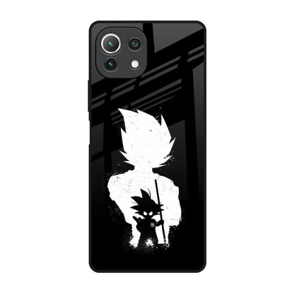 Monochrome Goku Mi 11 Lite NE 5G Glass Back Cover Online