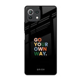 Go Your Own Way Mi 11 Lite NE 5G Glass Back Cover Online