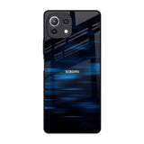 Blue Rough Abstract Mi 11 Lite NE 5G Glass Back Cover Online