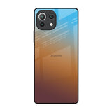 Rich Brown Mi 11 Lite NE 5G Glass Back Cover Online