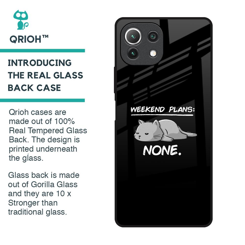 Weekend Plans Glass Case for Mi 11 Lite NE 5G