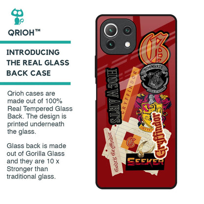 Gryffindor Glass Case for Mi 11 Lite NE 5G