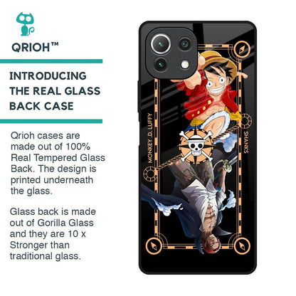Shanks & Luffy Glass Case for Mi 11 Lite NE 5G