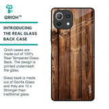 Timber Printed Glass Case for Mi 11 Lite NE 5G